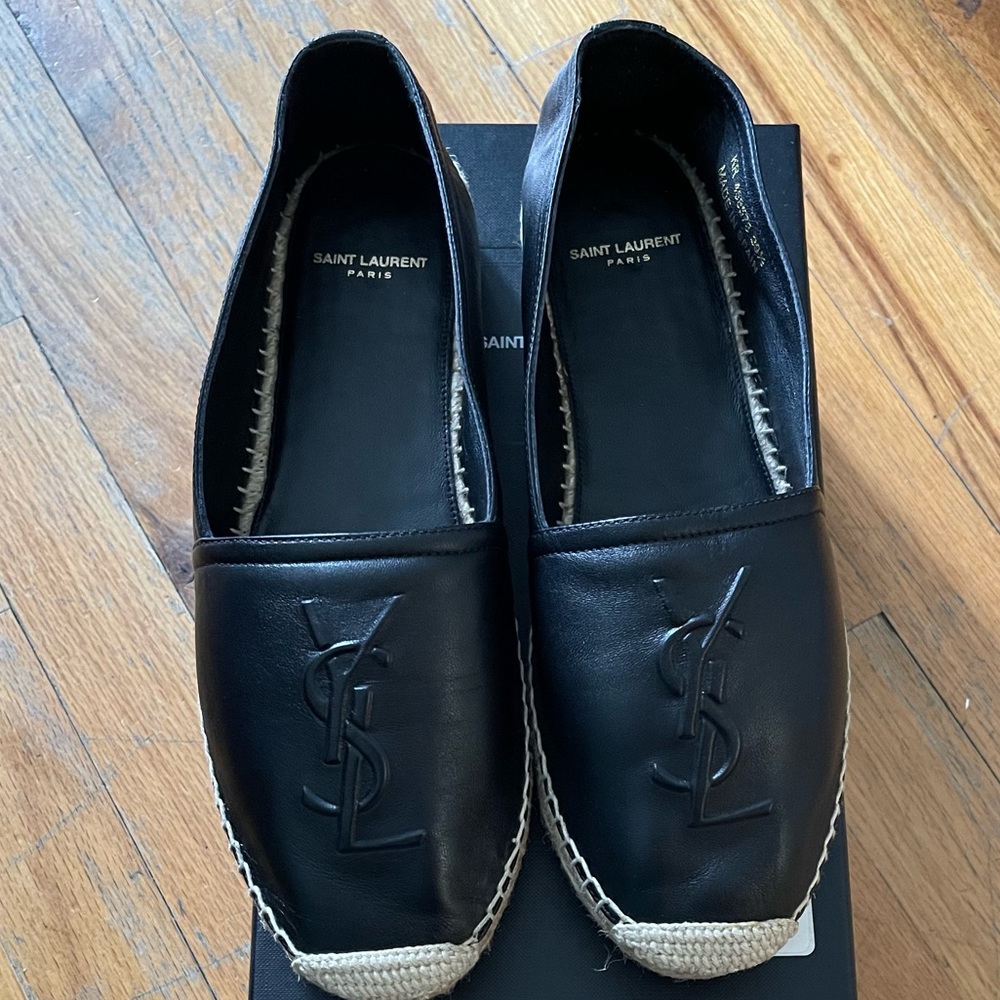 YSL BLACK Espadrilles